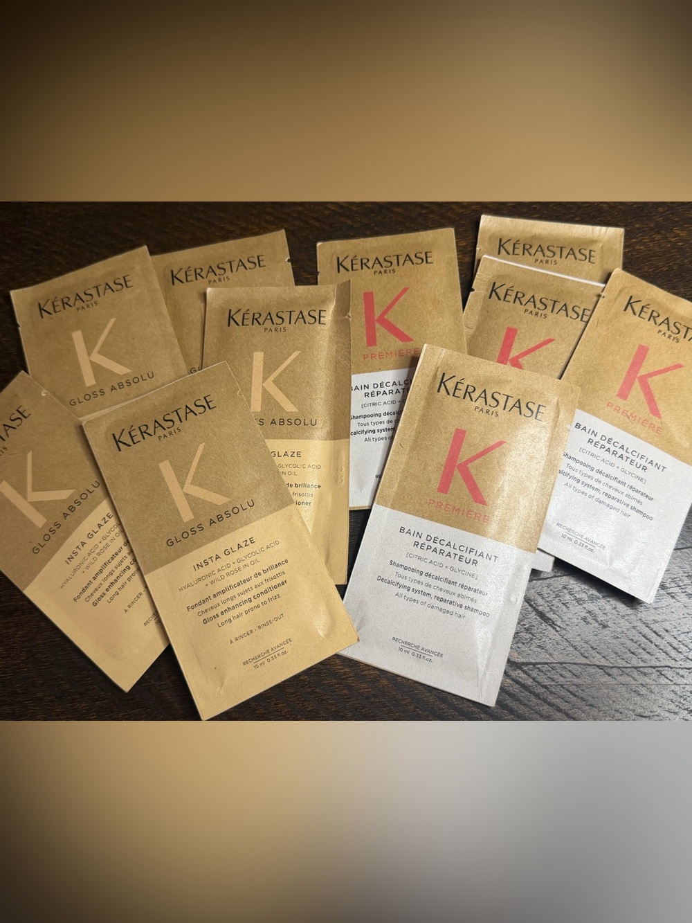 Kérastase Bain Décalcifiant Réparateur Shampoo (5)& Gloss Glaze Conditioner (5)